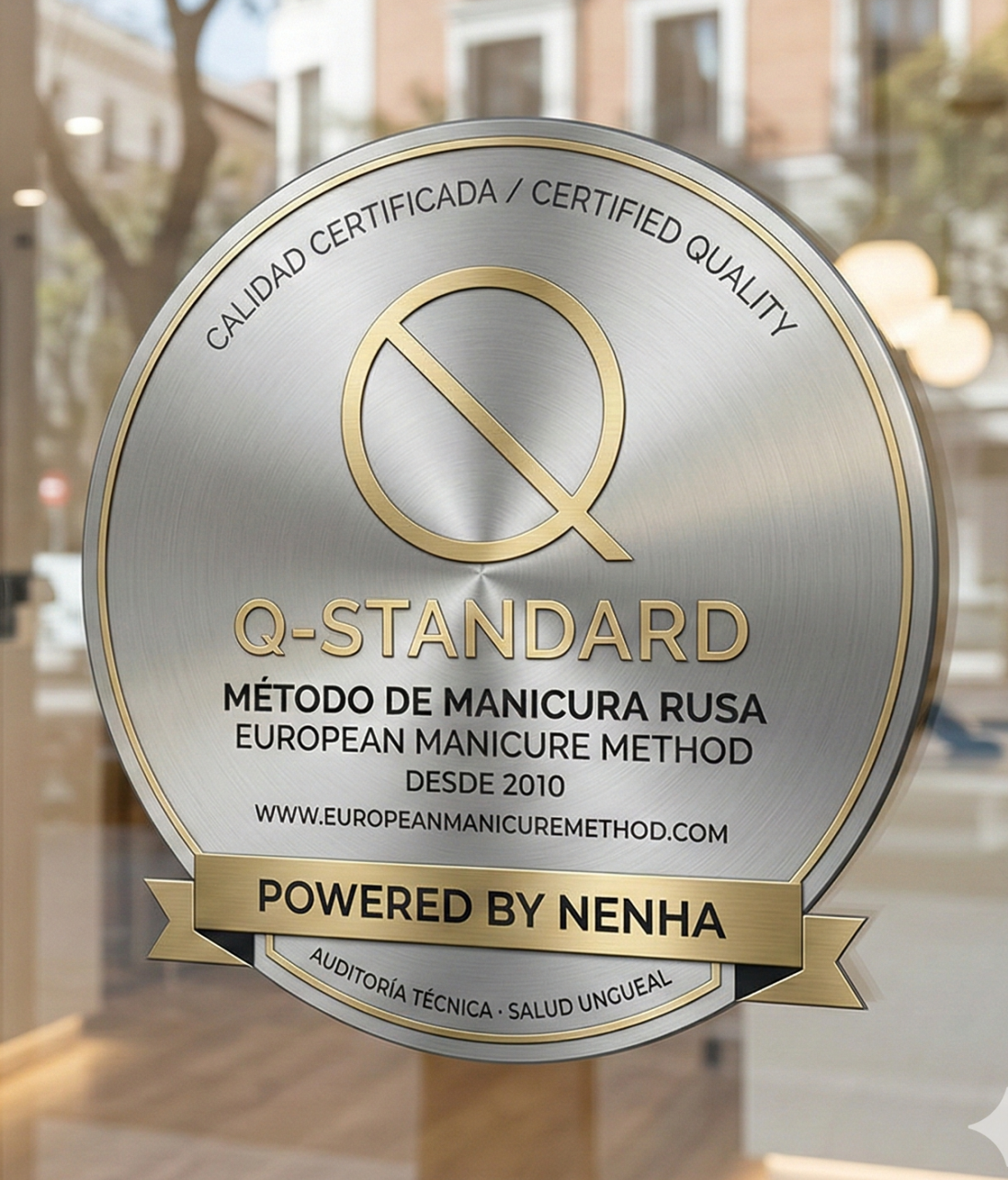 Sello Q-Standard · European Manicure Method